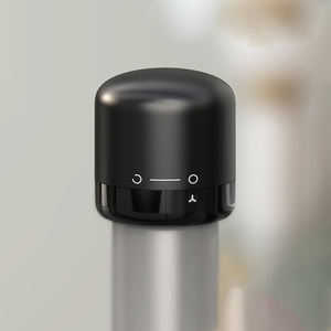 2025 Live Offre Spéciale Mini bouchon de bouteille de vin rouge mignon <span class=keywords><strong>Smiley</strong></span> Design Logo personnalisable en acier inoxydable tailles de caractéristiques électriques - Product Image 3