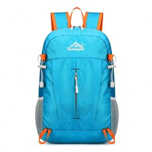 Lightweight Unisex Sports Outdoor <b>Backpack</b> Portable Folding Hiking Bag Zipper Waterproof <b>Nylon</b> Polyester Fashionable Letter - Product Image 4