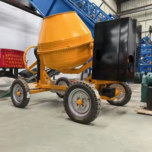 Bétonnière industrielle pour moteur diesel avec moteur et boîte de vitesses Capacité 280L 4-5 m/h Productivité pour la construction hors réseau - Product Image 3