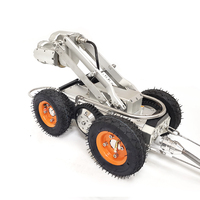 Caméra de surveillance HD pour canalisations d'égouts 360° °   Robot d'inspection PTZ HD étanche IP68 avec écran LCD de 12 pouces pour l'inspection des canalisations