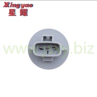 Connecteur automobile pour support de lampe HDL-516 - Fiche de raccordement grise pour phares, feux arrière et clignotants