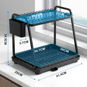 Escurridor de Platos Multifuncional Proins al por Mayor con Soporte para Tabla de Cortar y Organizador de Almacenamiento para Cocina - Product Image 3