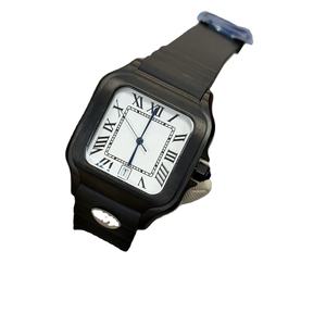 Reloj Mecánico de Hombre de Alta Calidad con Logotipo Personalizado, Esfera Blanca, Puntero Romano y Correa de Silicona - Product Image 3