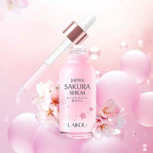 Wholesale Moisturizing Cherry Blossom Skin Care Facial <strong>Glow</strong> Whitening Dark Spot Correcting Face Serum - Product Image 3