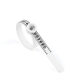 Medidor de anillo 1-17 con lupa, regla de anillo de EE. UU. en blanco y negro, máquina de grabado de joyería de plástico, herramienta tipo mandril - Product Image 6