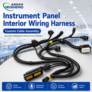 Aangepaste dashboard bedradingssysteem cabine interieur auto elektrische kabelassemblage OEM - Product Image 1
