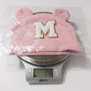 Nuevo Modal Baby Pullover Hat Cute Cómodo Letter Bear Children Hat Estilo Europeo Americano para niños pequeños Girl Baby Caps - Product Image 3