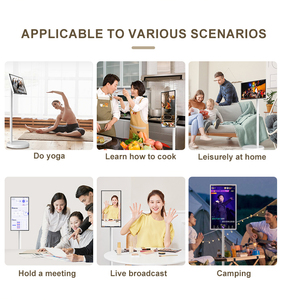 21.5" White <b>Portable</b> LCD Gaming Monitor Full HD Touch Screen Android 13 Wireless Battery-Powered Smart 1-Year Warranty - Product Image 3