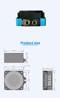 Sensor de Posición RFID Industrial para Automatización AGV Serie RH Hinson, Precio de Fábrica, Lector RFID con Protocolo Modbus-TCP, Manual