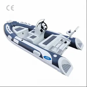 Best Selling CE 6 capacidade de costela de alta velocidade 360 390 orca hypalon deep-v de alumínio rígida casco costela inflável barco para a venda