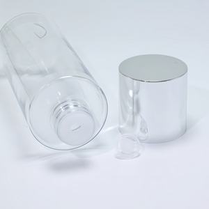 Eco-friendly Empty Skin Care 120ml/ 150ml/180ml Lotion <b>Bottles</b> with Sliver Cap Cosmetic PET Plastic Toner <b>Bottle</b> - Product Image 2