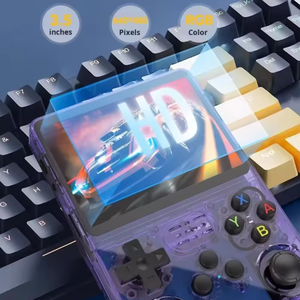 <span class=keywords><strong>Console</strong></span> de jeu rétro portable avec modificateur Golden Finger, 6 heures de jeu - Product Image 2