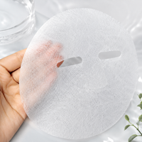 Masque facial en feuille de lyocell TENCEL 885 Lenzing, tissage uni, GSM personnalisé, 25 g/m², feuille sèche d'origine végétale