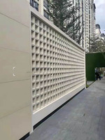 Béton préfabrication moule zigzag creux brique en plastique moule usine en gros