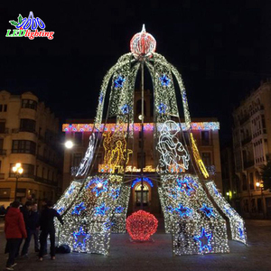 <span class=keywords><strong>Fenêtre</strong></span> 3D suspendu LED décoration <span class=keywords><strong>de</strong></span> <span class=keywords><strong>Noël</strong></span> lumière cerf fauve cloches pin arbre <span class=keywords><strong>étoile</strong></span>s lune LED lumière <span class=keywords><strong>de</strong></span> <span class=keywords><strong>Noël</strong></span> - Product Image 5