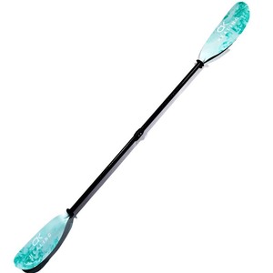 Pagaie de kayak 2,1-3 m pliable légère en fibre de verre pour usage récréatif lacs rivières une personne - Product Image 5