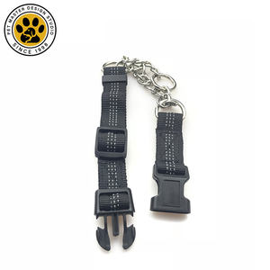 SinSky, cadena de acero inoxidable resistente, collar de nailon para perros, Collar impermeable ajustable para perros Martingale - Product Image 4