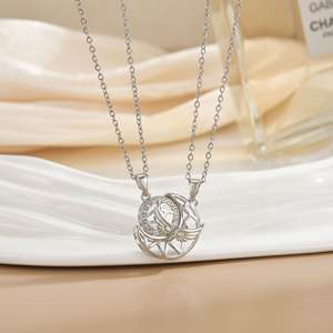 Collana magnetica calda per sole e luna, un regalo alla moda, Versatile e di fascia alta per i migliori <span class=keywords><strong>amici</strong></span> - Product Image 5