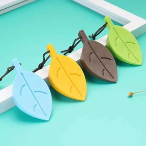 Creative Leaf Shape Silicone Multi-Functional Portable Door <b>Stopper</b> NonSlip Windproof Door Wedge Child Proof Anti-Pinch Door - Product Image 3