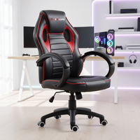 Chaise de jeu ergonomique Scorpion JR RACING JR-054 en cuir PU, design moderne, hauteur réglable, vérin à gaz 3 positions, fournie directement par l'usine