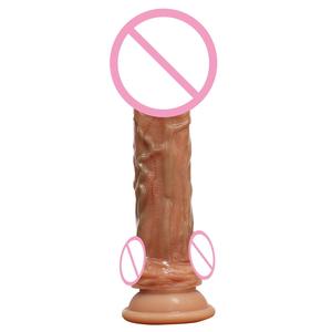 Dildo Grande in Silicone Artificiale Morbido Personalizzato con Forte Aspirazione 100% Impermeabile Giocattoli Sessuali per Donne - Product Image 3