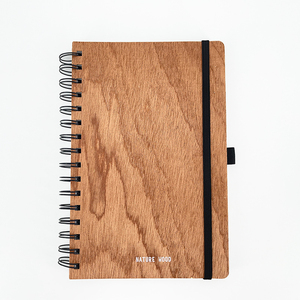 Bán buôn 2026 tùy chỉnh thân thiện với môi A5 gỗ giấy xoắn ốc máy tính xách tay hàng ngày kế hoạch máy tính xách tay cho món quà - Product Image 3