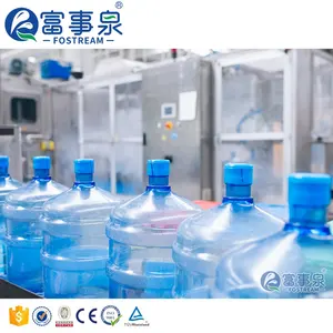 गुआंग्डोंग स्वत: छोटे व्यापार बड़ी बोतल भरने 5 गैलन पानी बॉटलिंग मशीन