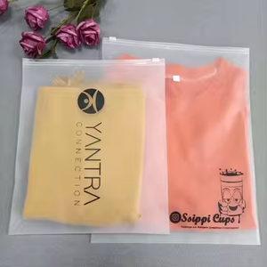 マットプリントカスタムポリジッパーロックつや消しプラスチック包装用ジッパー衣服包装袋にロゴ付きエヴァ - Product Image 5