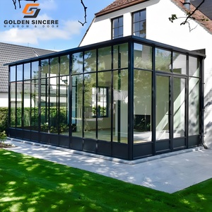 GS Villa Sunroom Cadre structurel en aluminium et salle de verre Sunshine-Solution d'extension durable et résistante aux intempéries pour les maisons de luxe - Product Image 6