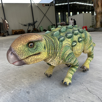 Robot dinosaure animatronique interactif télécommandé, chien mécanique, dinosaure bébé marcheur, Ankylosaurus avec mouvements, pour parc