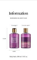 Gel douche hydratant de luxe enrichi en glutathion parfumé Secret Victoria Pump Bottle 300 ml
