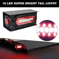 Nouveau kit universel de boîtiers de feux de remorque en acier avec feux arrière LED ovales de 6 pouces