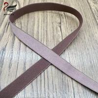 Pita Elastis Lingerie Berkualitas Tinggi 15mm, Tahan Lama, Mengkilap, Lembut, Bernapas, Anti-Selip untuk Pakaian
