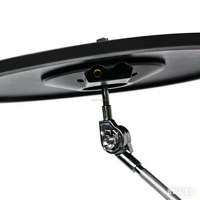 Kit de cymbales de batterie électroniques professionnelles Phantom 12 pouces, double zone, avec capteur de force 360° et caoutchouc piézoélectrique pour choke