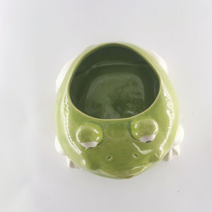 Vendite calde vetrate <span class=keywords><strong>in</strong></span> ceramica goffratura vaso di <span class=keywords><strong>fiori</strong></span> per interni all'aperto decorativo succulenta fioriera per vaso di <span class=keywords><strong>cemento</strong></span> - Product Image 5