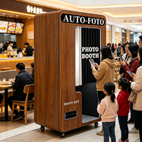 Mesin Foto Booth Korea All-in-one dengan Printer, Selfie, DSLR, Casing Vintage, Mesin Vending, PhotoBooth Remote, Teknologi Tinggi, Pemasok Perlengkapan Pesta