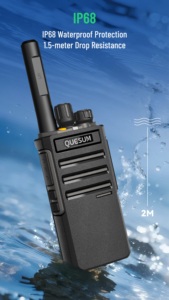 Radio portable QUANSHENG MX5 DMR, design robuste, CE FCC IP68 GPS UHF 5W - Product Image 3