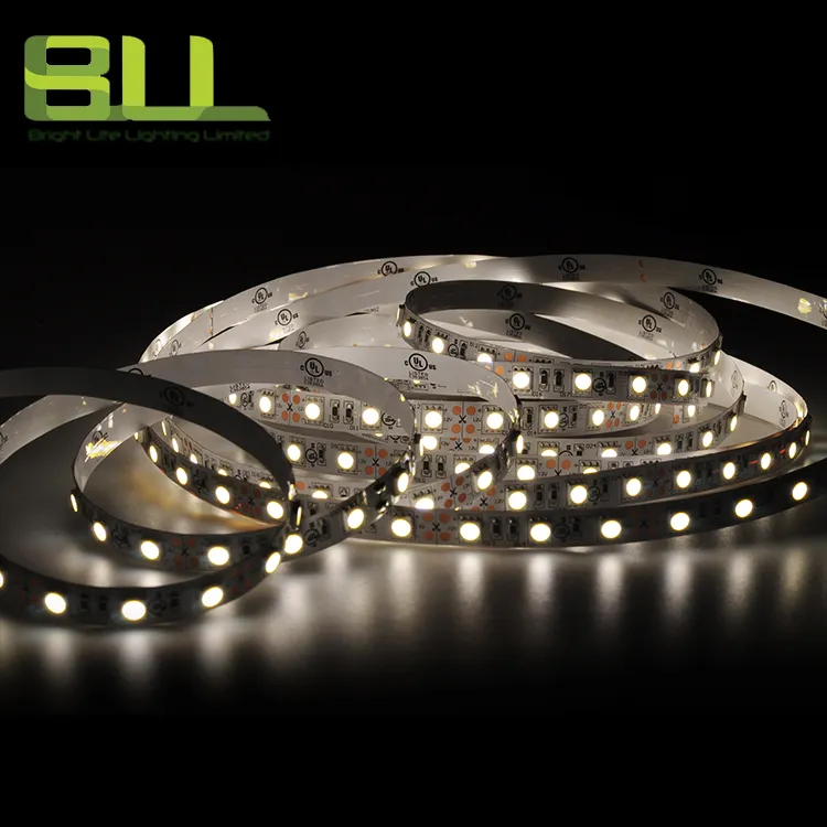 Tira de luz LED blanca natural SMD 5050 60leds/M profesional personalizada con 5 M/rollo para decoración publicitaria