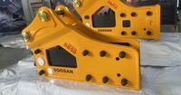Prix d'usine OEM SB50 Brise-roche hydraulique latéral pour excavatrices, couleur personnalisable, outil de démolition fiable, certifié CE.