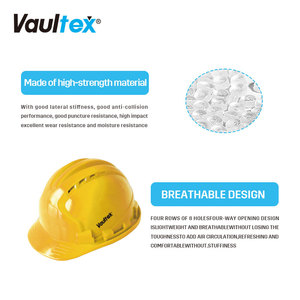 Vaultex Groothandel Cascos De Seguridad Wegenbouw Veiligheidshelm Hoofdbescherming Met Sleuf - Product Image 6