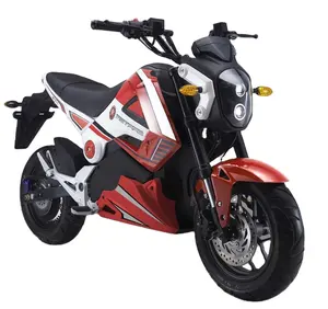 Eeg Goedgekeurd 1500W 72V 20AH Elektrische Straat Bike Racing Motorcycle