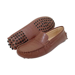Mocassino piatto di lusso da <span class=keywords><strong>uomo</strong></span> <span class=keywords><strong>marrone</strong></span> Casual in vera <span class=keywords><strong>pelle</strong></span> mocassino da guida per <span class=keywords><strong>mocassini</strong></span> formali da <span class=keywords><strong>uomo</strong></span> - Product Image 3