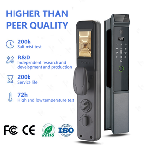 Cerradura Inteligente Totalmente Automática con Cámara e Intercomunicador Activo para Puertas de Madera con Desbloqueo por Huella Dactilar, Contraseña y Control Remoto Tuya - Product Image 4