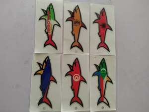 Pegatinas de PVC Impermeables con Impresión UV de Dibujos Animados de Paul Et Shark, Decoraciones Navideñas, Gran Venta 2026 - Product Image 3