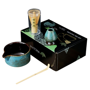 ชุดชาเขียวมัทฉะเกรดพรีเมียม OEM 5-9 ชิ้น พร้อมที่ตี<span class=keywords><strong>ชา</strong></span>จากไม้<span class=keywords><strong>ไผ่</strong></span> ชุดถ้วยชาญี่ปุ่น กล่องของขวัญ บรรจุภัณฑ์แบบถุงและซองที่ปรับแต่งได้ - Product Image 6