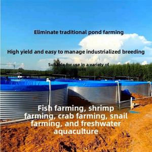 ผ้าใบ B027บ่อปลาขนาดใหญ่อุปกรณ์ระบายน้ำในบ่อเลี้ยงปลาแผ่นสังกะสีอุปกรณ์ระบายน้ำบ่อปลาและกุ้ง - Product Image 6