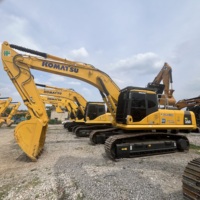 Excavatrice d'occasion Komatsu PC350, 35 tonnes, chenillée, hydraulique, pour travaux lourds, terrassement, exploitation minière, travaux de construction