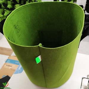 Bolsa de cultivo de invernadero de tela de color tostado de 50 100 galones con barrera de humedad para árboles, arándanos, canbs - Product Image 5