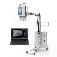 Chien Xray 5.6kw écran LCD Mobile X Ray Machine haute fréquence Portable X Ray Machine Prix