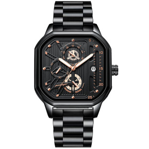 POEDAGAR 628 di lusso orologio da <span class=keywords><strong>uomo</strong></span> moda 3 aghi cronografo sportivo in <span class=keywords><strong>pelle</strong></span> <span class=keywords><strong>orologi</strong></span> impermeabile luminoso orologio da polso da <span class=keywords><strong>uomo</strong></span> - Product Image 1